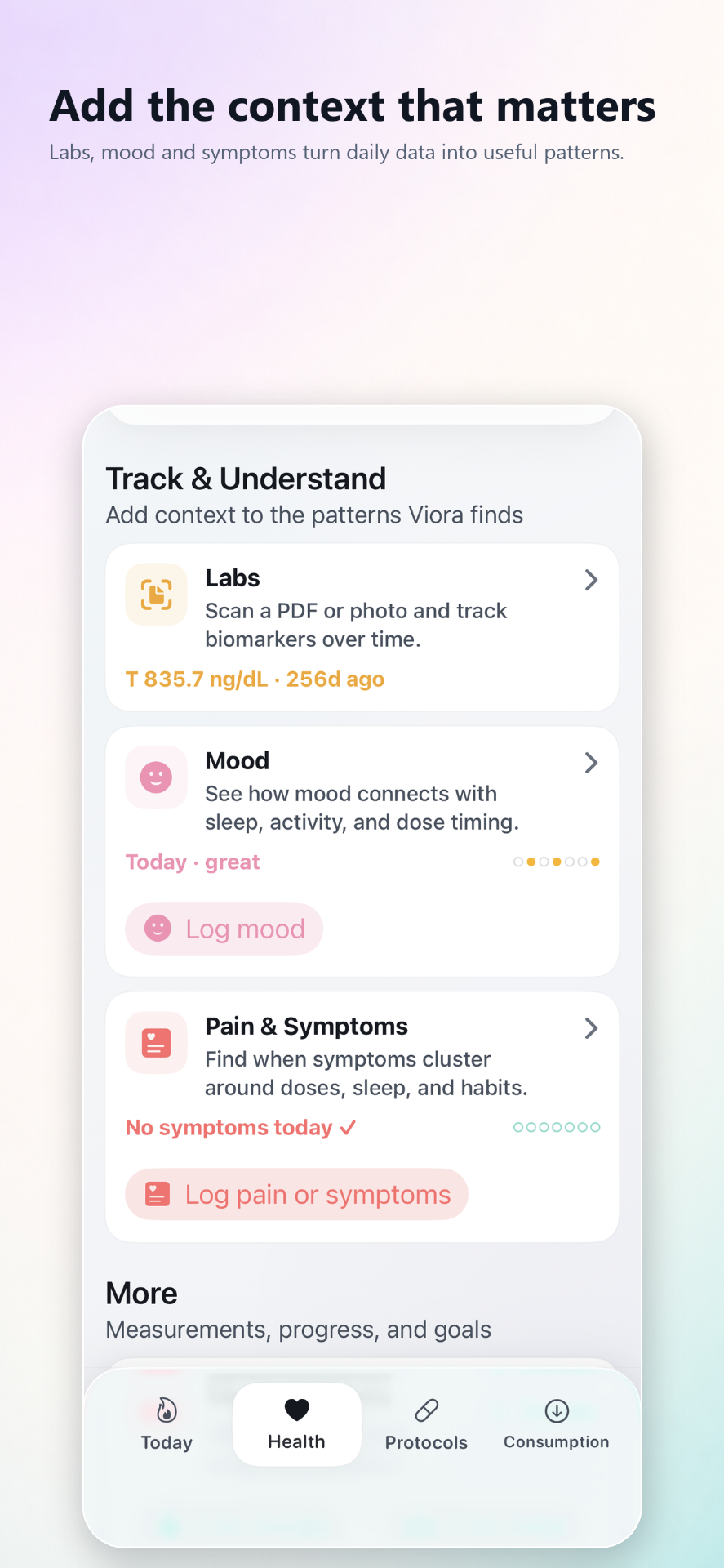 Viora Vitals screenshot 4